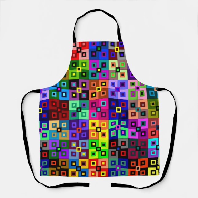 Verrückte Patchwork-Schürze Schürze (Vorderseite)