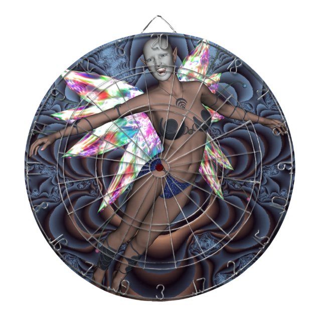 Verrückte Pixie Dartscheibe (vorne)