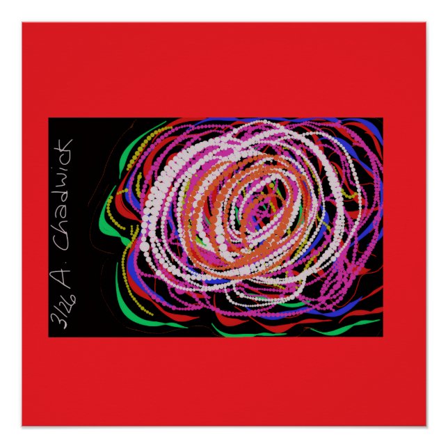 Verrückte Rose Poster (Vorderseite)