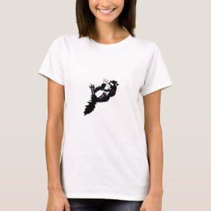 Verrückte Schwarzweiss-Smokings-Miezekatze T-Shirt
