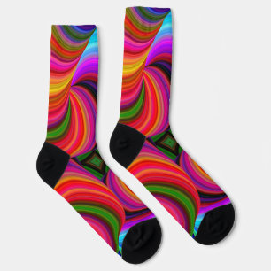 Verrückte Socken mit Muster