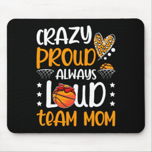 Verrückte stolze Sketll-Team-Mama Sketll-Team-Mama Mousepad