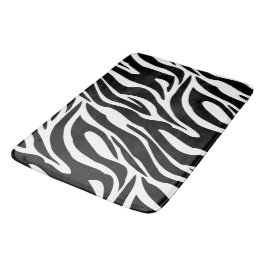 Verrückte Zebra-Streifen Badematte