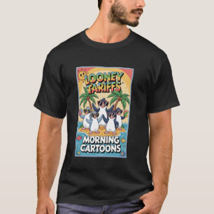 Verrückte Zölle Politische Einheit Lustiger Pingui T-Shirt