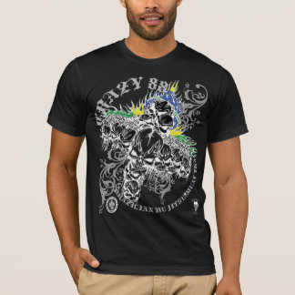 VERRÜCKTER 88 TODESschädel T-Shirt