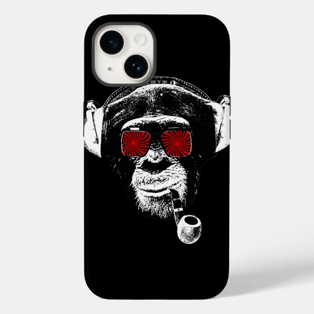 Verrückter Affe Case-Mate iPhone Hülle (Rückseite)