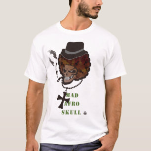 VERRÜCKTER AFRO-TOTENKOPF T-Shirt
