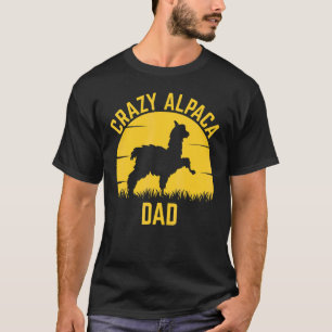 Verrückter Alpakavater  Alpaka  Familie Vintage So T-Shirt