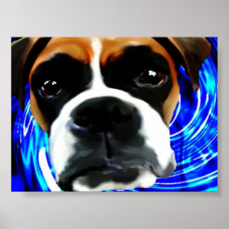 verrückter Boxer Poster