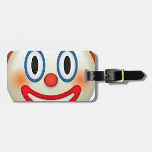 Verrückter Clown Emoji Gepäckanhänger