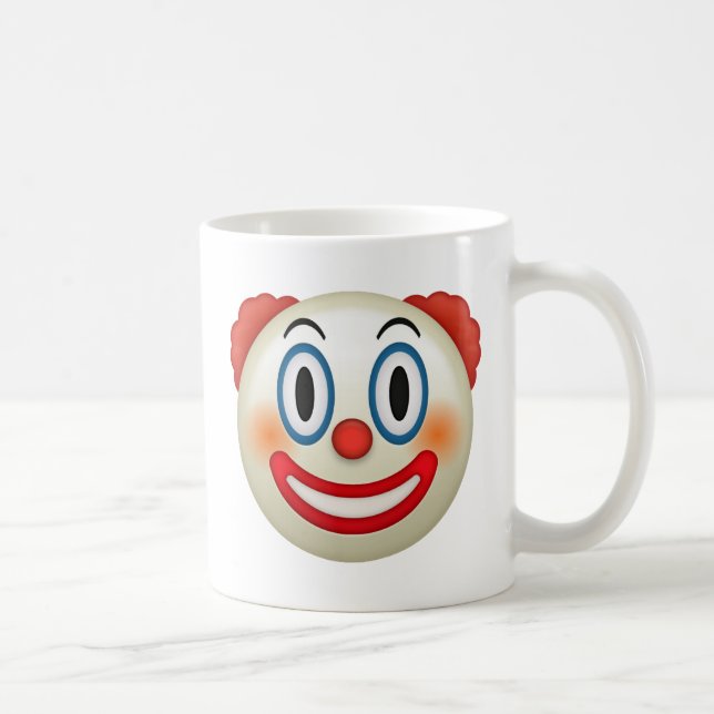 Verrückter Clown Emoji Kaffeetasse (Rechts)