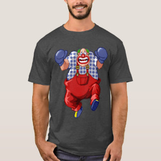 Verrückter Clown-Junge T-Shirt