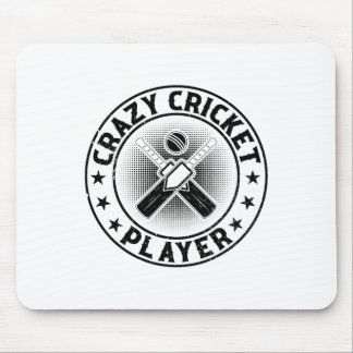 Verrückter Cricket-Spieler - Cricketspielender Cri Mousepad