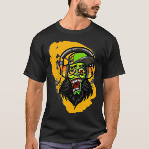 Verrückter Deejay DJ Vintage Rockabilly für Musik T-Shirt