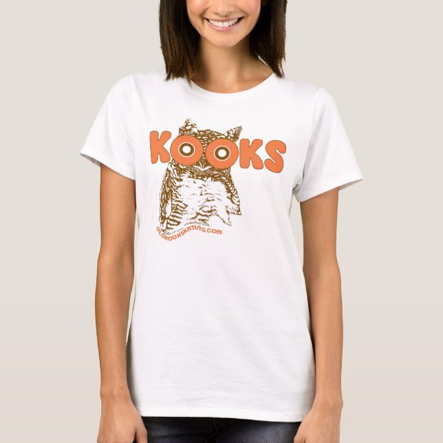 Verrückter Eulen-T - Shirt (Vorderseite)