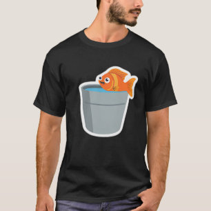Verrückter Fisch (kleine Größe). T-Shirt