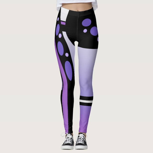 Verrückter flippiger Entwurf Leggings (Vorderseite)