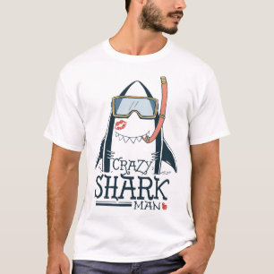 verrückter Haifisch T-Shirt