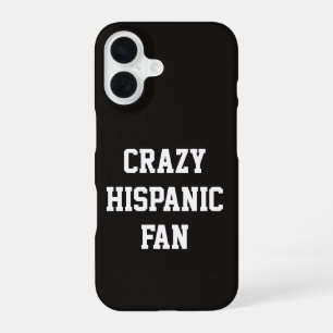 Verrückter hispanischer Fan, lustiger Basketball m iPhone 16 Hülle