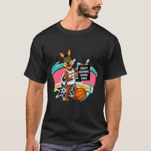 Verrückter hispanischer Spurs-Fan T-Shirt