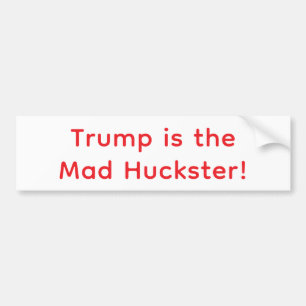 Verrückter Huckster Trump Dummy Hankamer Artjunkha Autoaufkleber