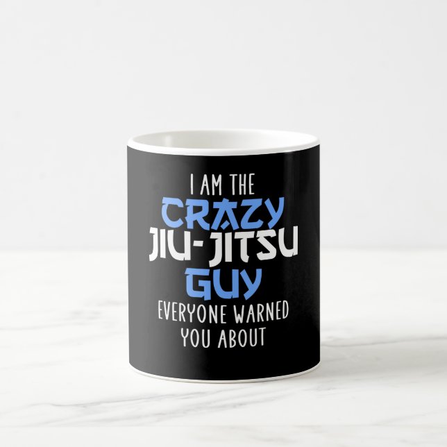 verrückter Jiu-Jitsu-Typ Kaffeetasse (Mittel)
