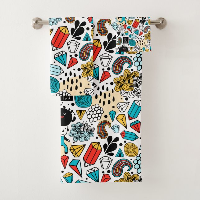 verrückter Kopf Badhandtuch Set (Insitu)