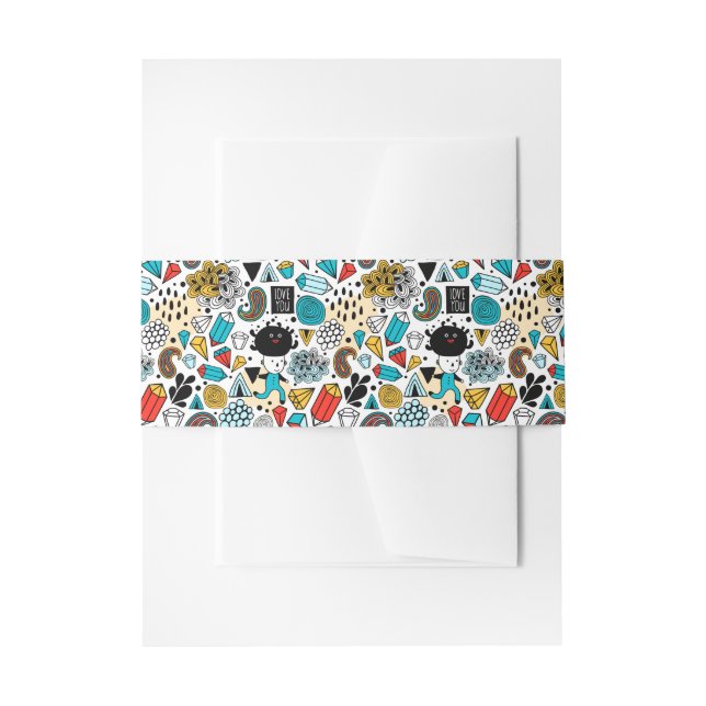 verrückter Kopf Einladungsbanderole (Vorderseite Beispiel)