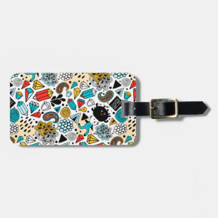 verrückter Kopf Gepäckanhänger