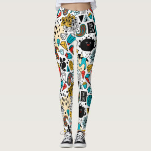 verrückter Kopf Leggings