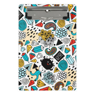 verrückter Kopf Mini Klemmbrett