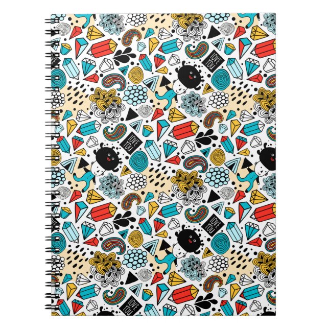 verrückter Kopf Notizblock (Vorderseite)