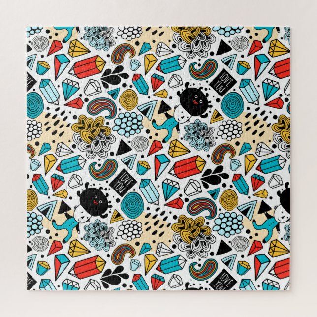 verrückter Kopf Puzzle (Vertikal)