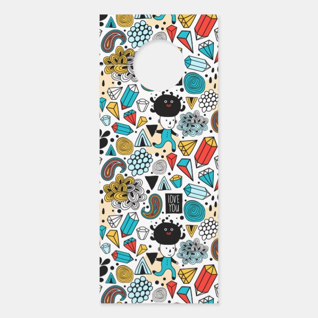 verrückter Kopf Türanhänger (Vorderseite)