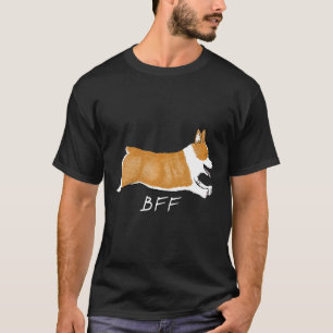 Verrückter Lauf Corgi Bff T Best Friend Forever Hu T-Shirt