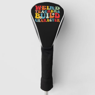 Verrückter Lehrer baut Charakter Groovy Lehrer  Golf Headcover