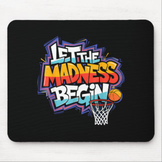 Verrückter März Begin Basketball Graffiti-Truppe Mousepad