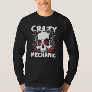 Verrückter Mechaniker Kfz-Techniker Automechaniker T-Shirt