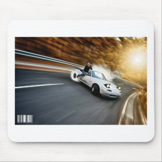 Verrückter Roadster-Drifter Mousepad