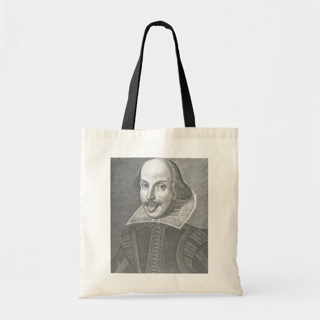 Verrückter Shakespeare Tragetasche (Vorne)