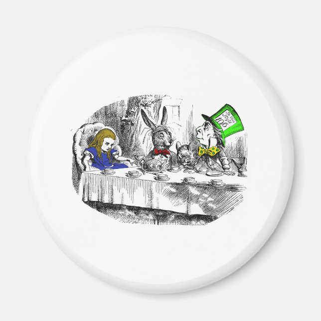 Verrückter Teegarten Magnet (Vorne)