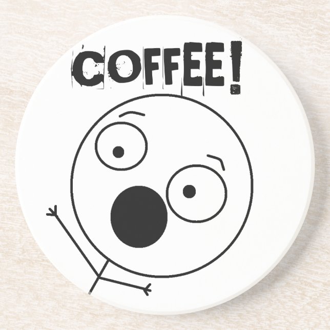 Verrückter Typ-Untersetzer Untersetzer (Vorne)