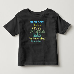 Verrückter ukrainischer Kuchen-bunter Kleinkind T-shirt