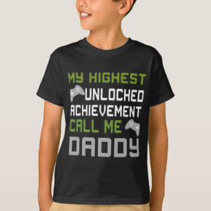 Verrückter Vatertag Gamer Vater Video Spiele T-Shirt