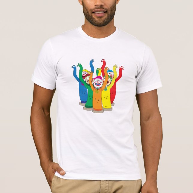 Verrückter wellenartig bewegender aufblasbarer T-Shirt (Vorderseite)