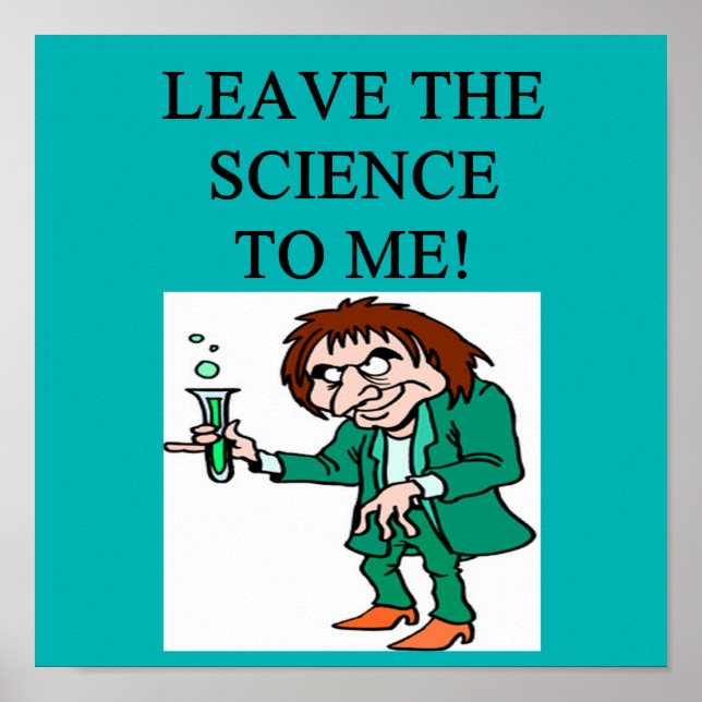 verrückter Wissenschaftler Poster (Vorne)