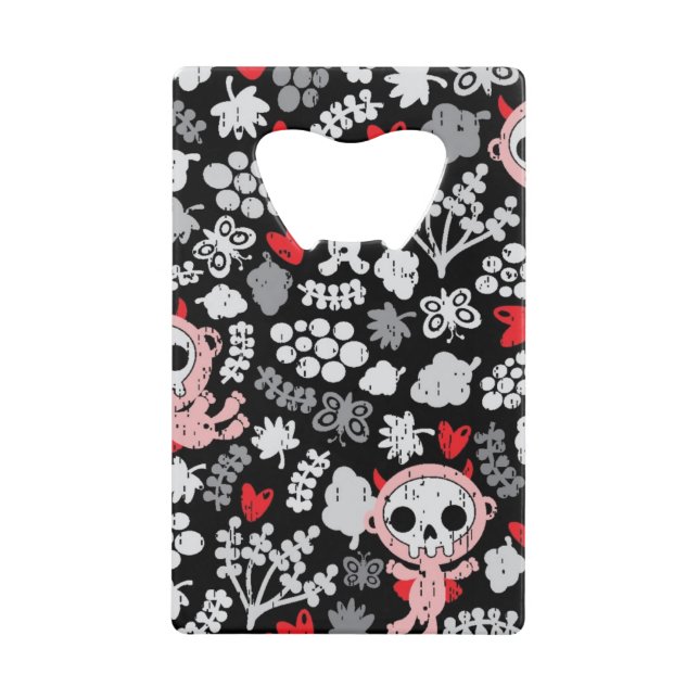 Verrücktes Babymuster Kreditkarten Flaschenöffner (Vorderseite)