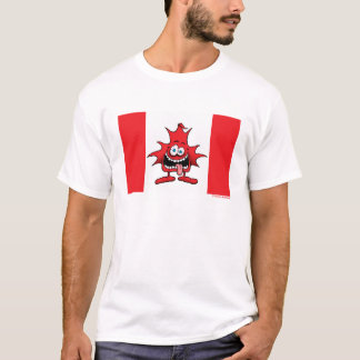 Verrücktes Canuck geisteskrankes Ahorn-Blatt-Shirt T-Shirt
