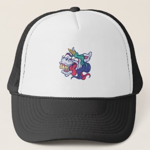 Verrücktes Einhorn Truckerkappe
