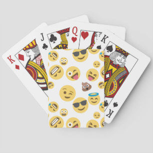 Verrücktes Emojis Spielkarten